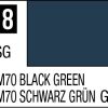 Mr Hobby C018 - Rlm70 Black Green - Mr. Color
