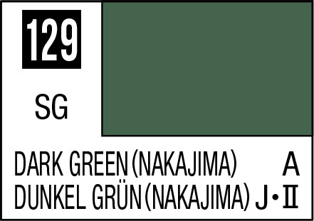 Mr Hobby C129 - Dark Green (Nukajama) - Mr. Color
