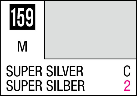 Mr Hobby C159 - Super Silver - Mr. Color (Copia)