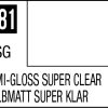 Mr Hobby C181 - Semi-Gloss Super Clear - Mr. Color