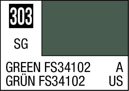 Mr Hobby C303 - Green Fs 34102 - Mr. Color