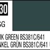 Mr Hobby C330 - Dark Green Bs381C/641 - Mr. Color