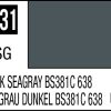 Mr Hobby C331 - Dark Seagray Bs381C 638 - Mr. Color