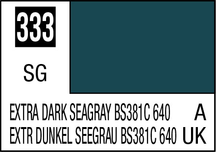 Mr Hobby C333 - Extra Dark Seagray - Mr. Color
