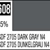 Mr Hobby C608 - Jmsdf 2705 Dark Gray N4 - Mr. Color