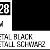 Mr Hobby H028 - Metal Black - Aqueous Hobby Color