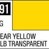 Mr Hobby H091 - Clear Yellow - Aqueous Hobby Color