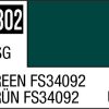 Mr Hobby H302 - Green Fs 34092 - Aqueous Hobby Color