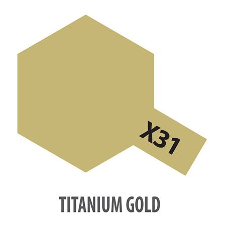 Tamiya 81531 X31 Titanium Gold