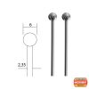 Proxxon 28725 - Frese in acciaio