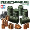 Tamiya 35186 German Fuel Drum Set
