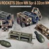 MiniArt 35316 German Rockets 28Cm Wk Spr & 32Cm Wk Flamm