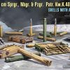 MiniArt 35375 7.5 Cm Sprgr. Nbgr. & Pzgr.  Patr. Kw.K.40 Shells With Ammo Boxes