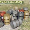 MiniArt 35597 German 200L Fuel Drum Set Ww2