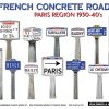 MiniArt 35659 French Concrete Road Signs 1930-40S Paris Region