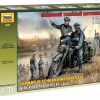 Zvezda 3632 German Wwii Motorcycle R12 W/Crew