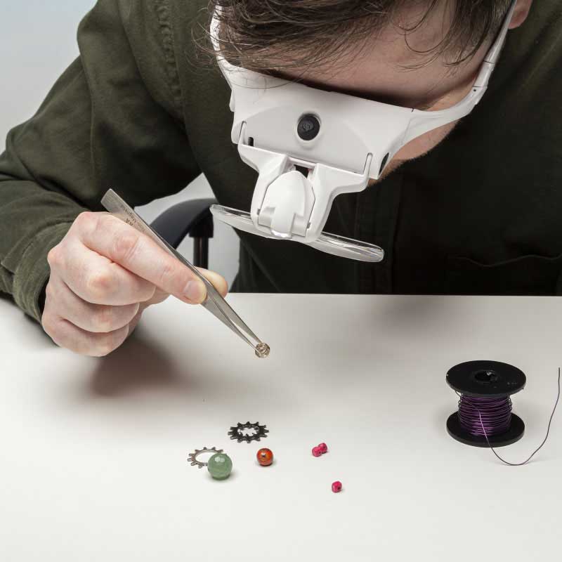 ModelCraft LC1780USB Occhiali Con 5 Lenti Led Set Usb