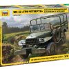 Zvezda 3664 WC - 52 US WWII military multipurpose 3/4 t vehicle