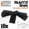 GSW Basi Plastica - Rettangolari 25x50mm