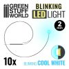 GSW Led Luci Intermittenti - Bianco Freddo - 2mm