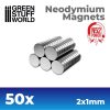 GSW Magneti Neodimio 2x1mm - 50 unità (N52)