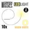 GSW Led Luci Bianco Caldo - 2mm