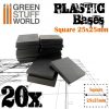 GSW Basi Plastica - Quadrate 25mm