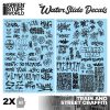 GSW Decals Ad Acqua - Mix Graffiti - Nero