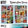 GSW Decals Ad Acqua - Poster Vintage