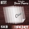GSW Decals Ad Acqua - Inkjet Trasparente