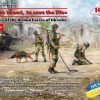 ICM 35753 To be ahead to save the life Sappers of the Armed Forces of Ukraine 3 figures and a sapper dog in a protective mask