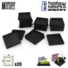 GSW Basi Plastica - Adattatori basette in plastica 25 a 30mm