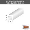 Maquette 431-59/3 (5x6) Tubo Quadro Bianco Trasparente