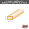 Maquette 441-55/3 (3x6) Tubo Rettangolare Arancione Trasparente