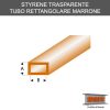 Maquette 443-55/3 (3x6) Tubo Rettangolare Marrone Trasparente