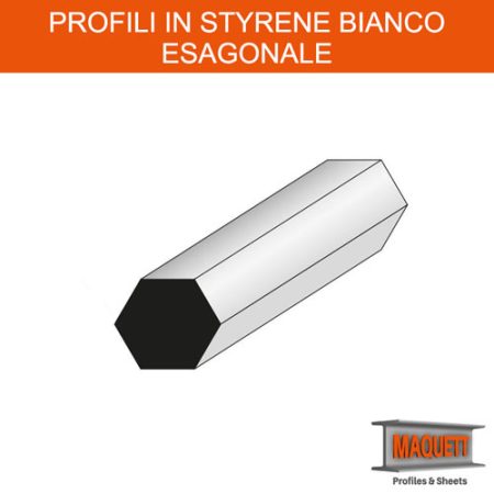 Profili Styrene - Esagonale