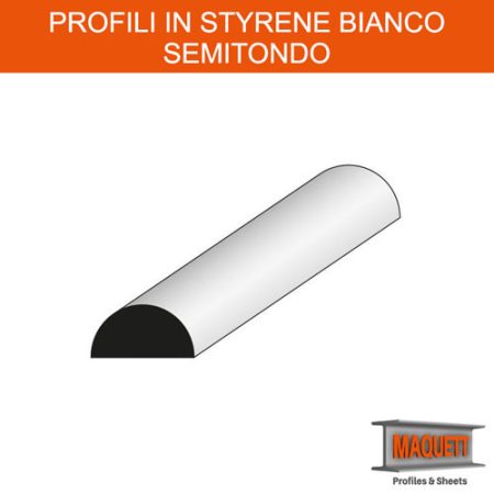 Profili Styrene - Semitondo