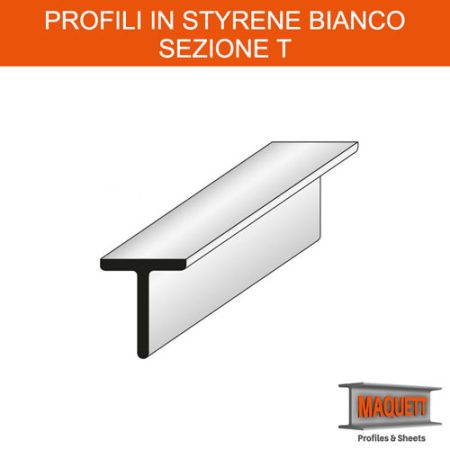 Profili Styrene - Sezione T