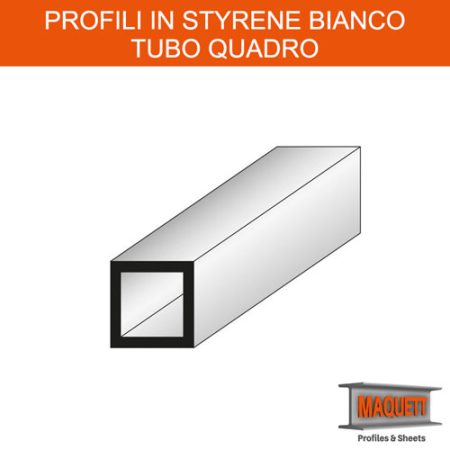Profili Styrene - Tubo Quadro