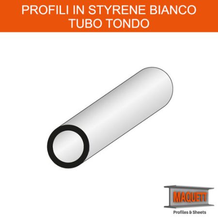 Profili Styrene - Tubo Tondo