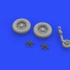 Brassin 648295 Bf 109G-2 wheels