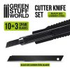 GSW Taglierino Modellismo  + lamette acciaio nero