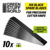 GSW Pack 10x Lamette NERE 9mm