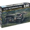 Italeri 0326  ¼ TON 4x4 AMBULANCE JEEP
