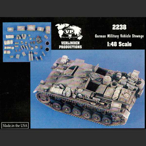 Verlinden 2238 - Accessori veicoli militari Tedeschi