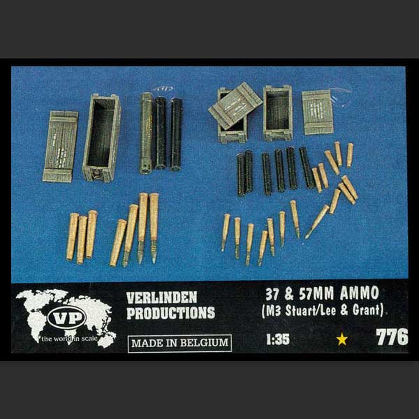 Verlinden 776 - Munizioni 35 e 57 mm (Stuart-Grant)