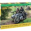Zvezda 3717 Zuendapp K800 Motorcycle W/Sidecar