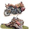MiniArt 53068 Rest & Fighting. U.S. Soldiers W/ Wla Motorcycles