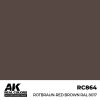 AK RC864 Rotbraun-Red Brown RAL 8017