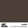 AK RC873 S.C.C. No.1A Very Dark Brown